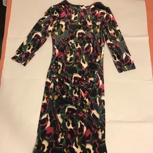 Maternity Velvet Dress in Leopard - Queen Bee/ASOS